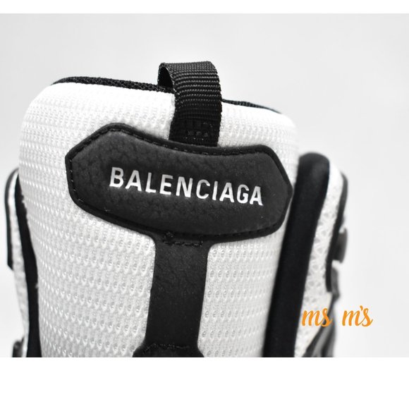 NIB BALENCIAGA NOIR Leather Track High Top Hiking Sneakers main image 7